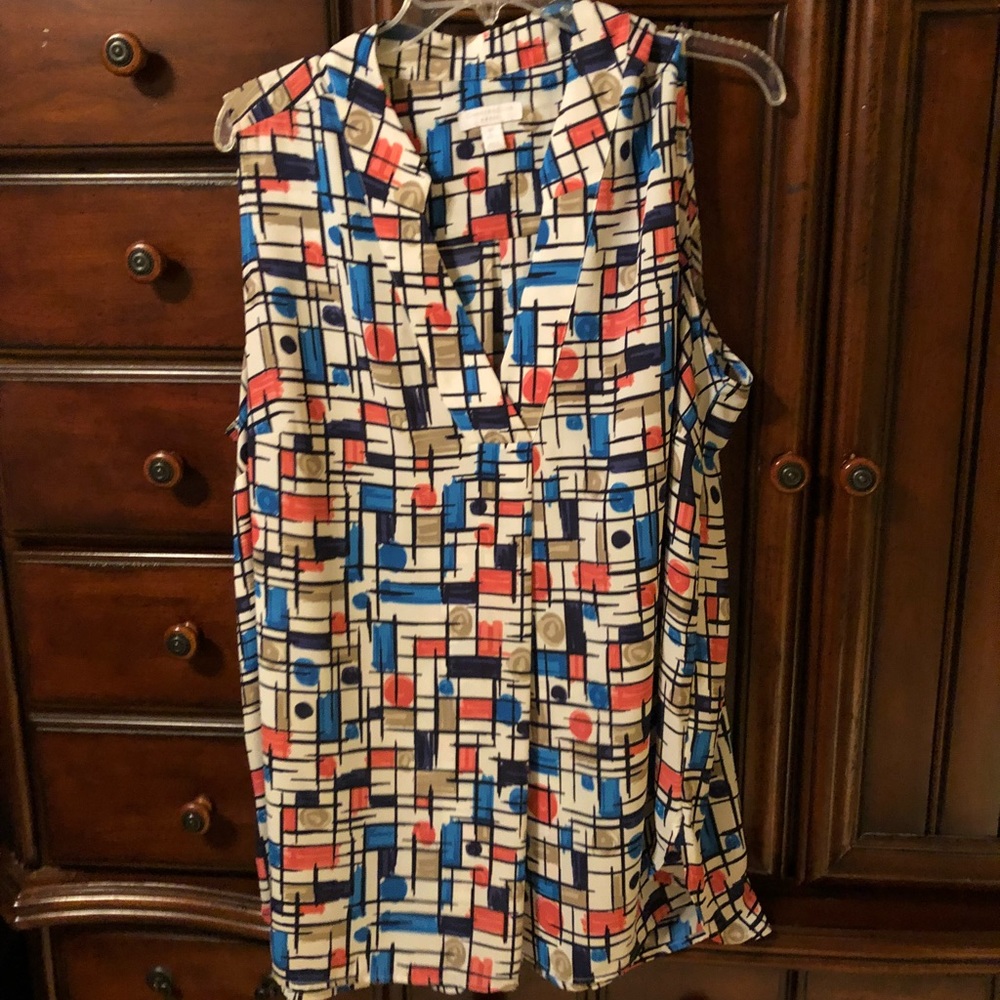 Charter Club patterned top